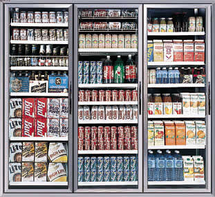 commercial beverage cooler